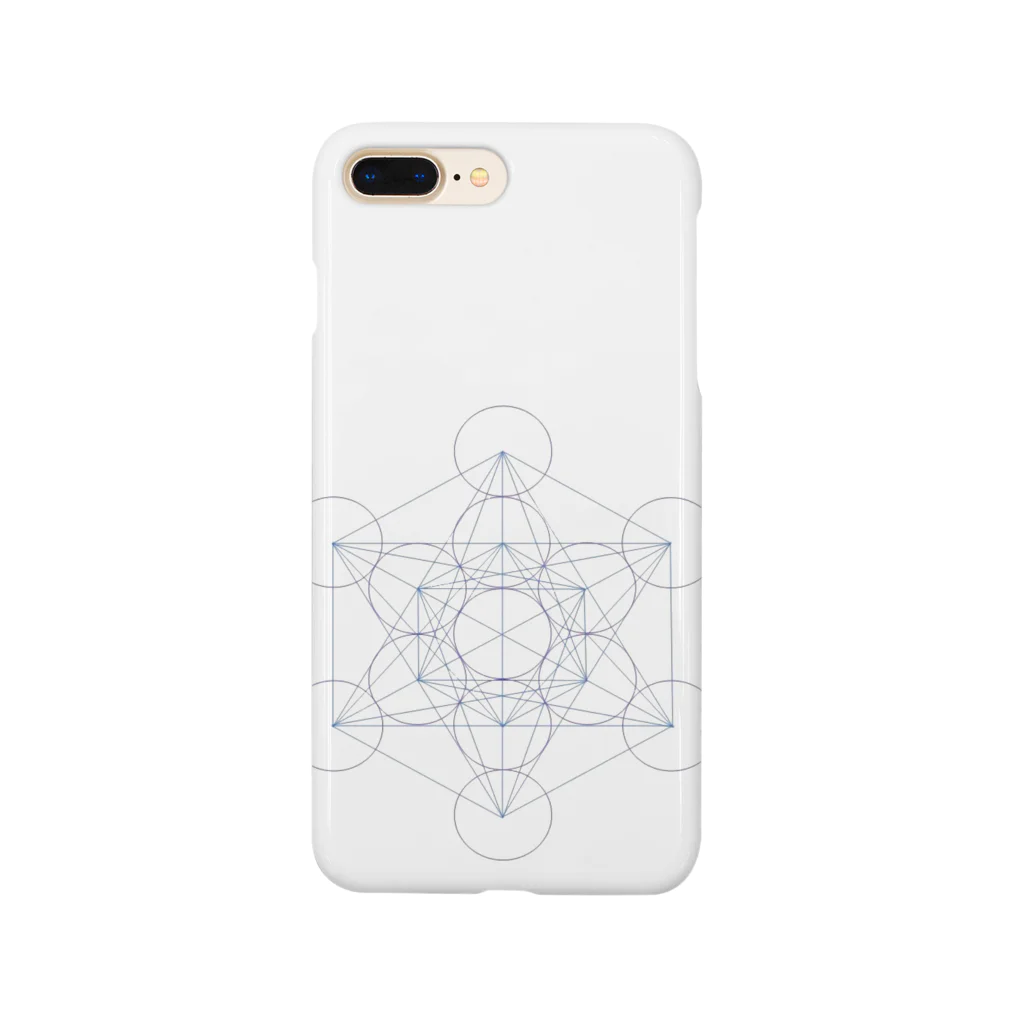 silvermist358のシンプル　「Metatron’s Cube」 スマホケース