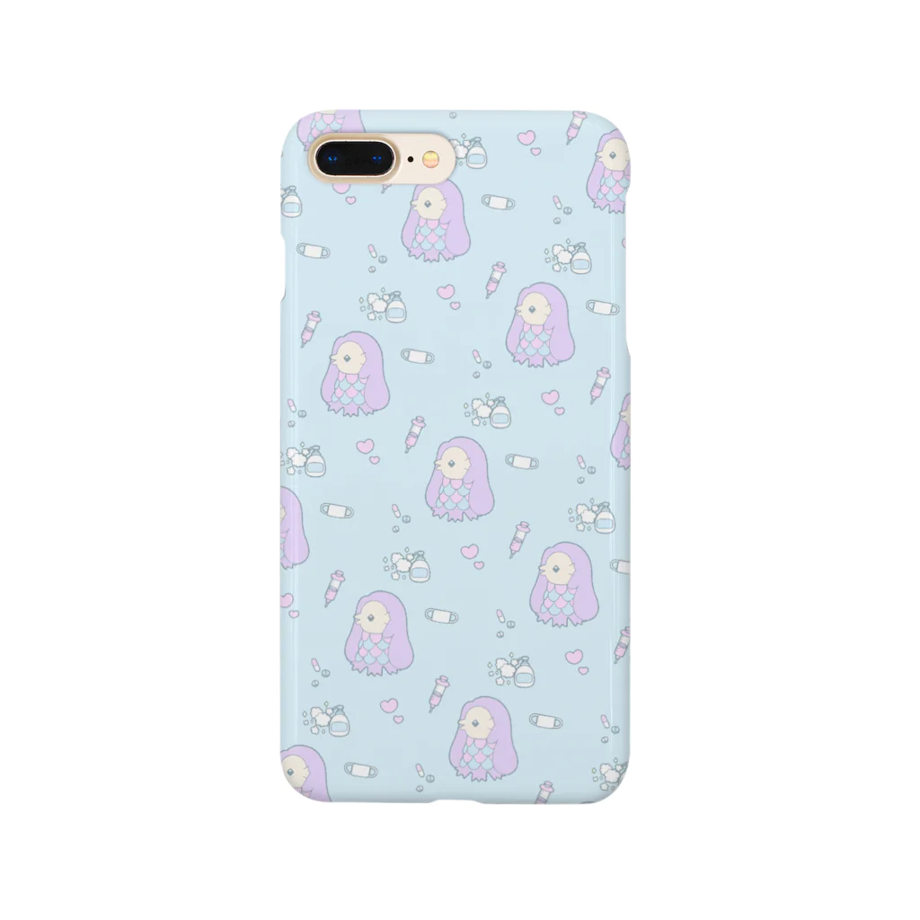 かわいいもののおみせ　いそぎんちゃくのゆめかわアマビエ Smartphone Case