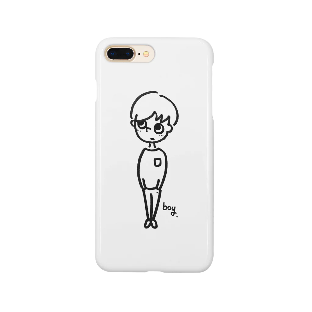 migiue_familyのミギウエヲミルボーイ Smartphone Case