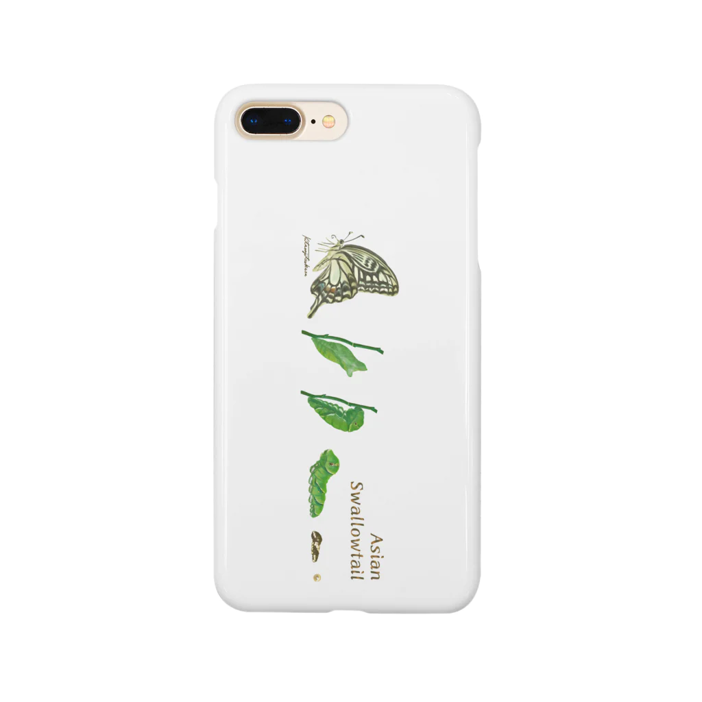 kitaooji shop SUZURI店のAsian Swallowtail Smartphone Case