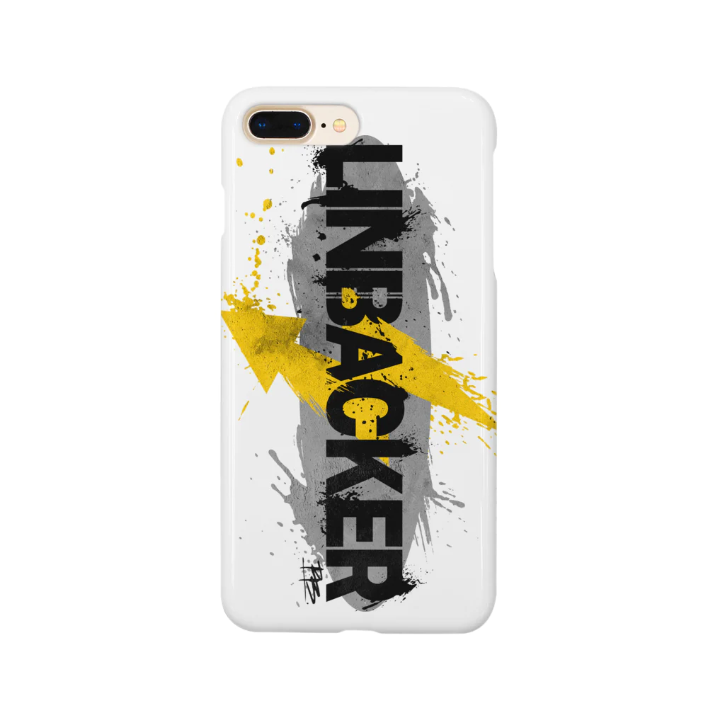 PB.DesignsのLINEBACKER Wallart  Smartphone Case