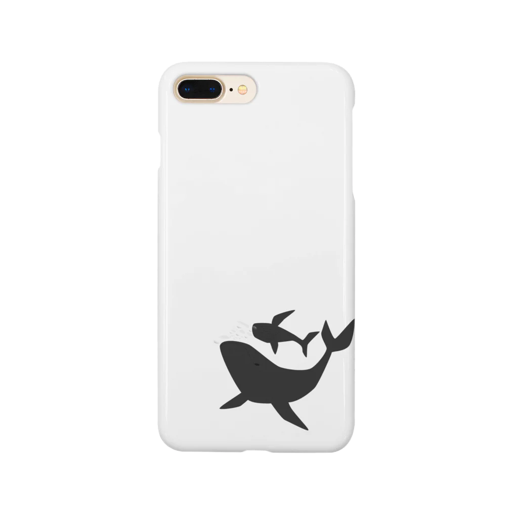 義山昂洋(よしやまたかひろ)のクジラの親子 Smartphone Case