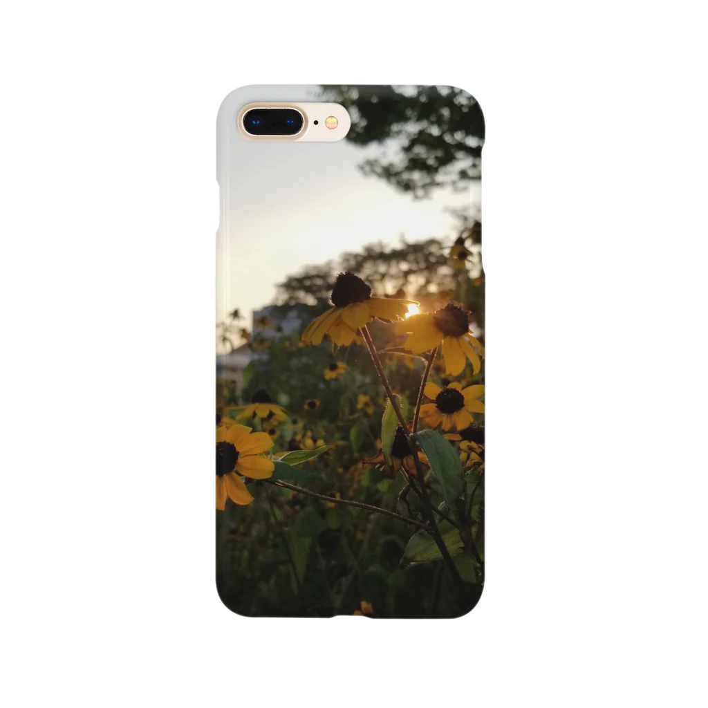 COCO+の花と夕焼け Smartphone Case