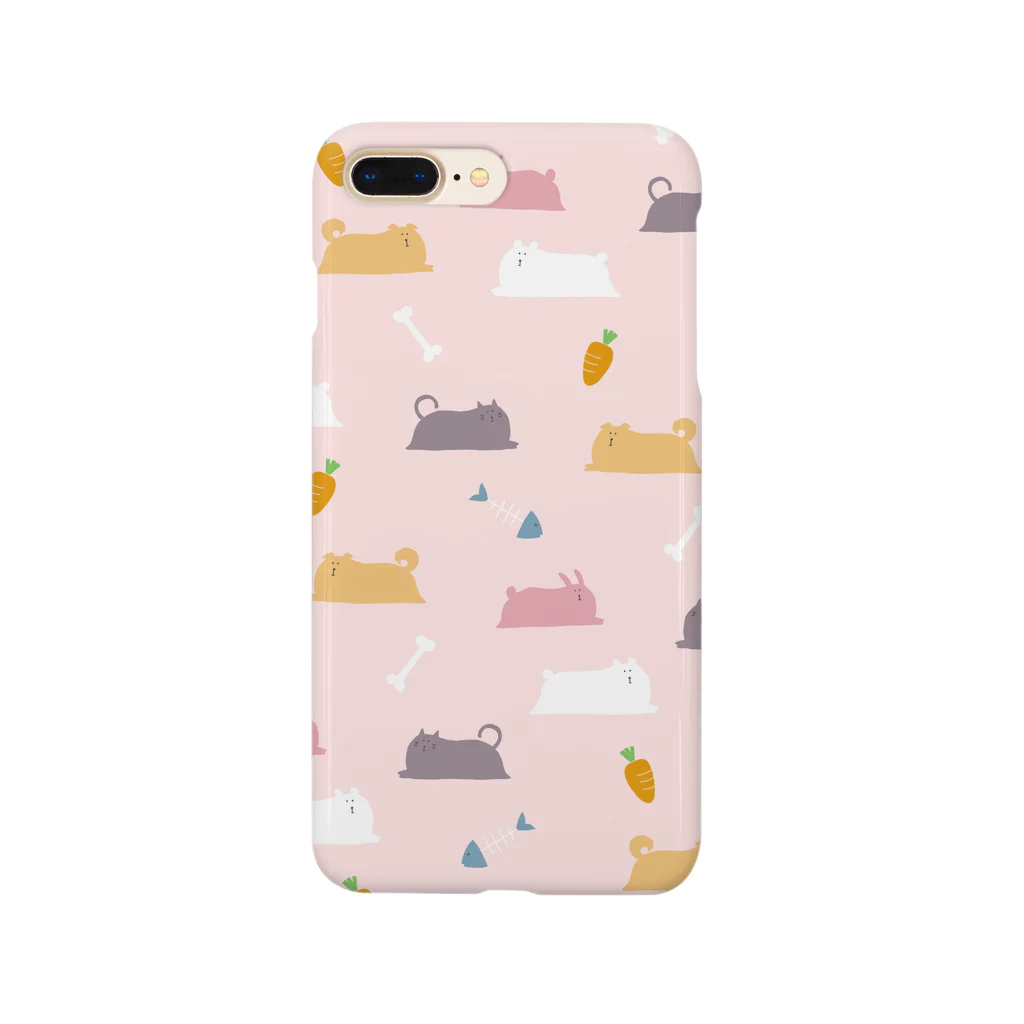 shiosonのしお村のゆるっとシュールなどうぶつたち Smartphone Case