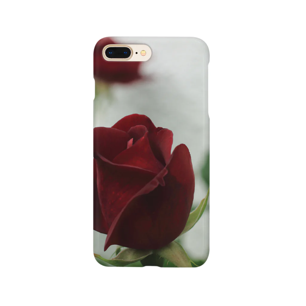 Gardenの濃くて赤い薔薇 Smartphone Case