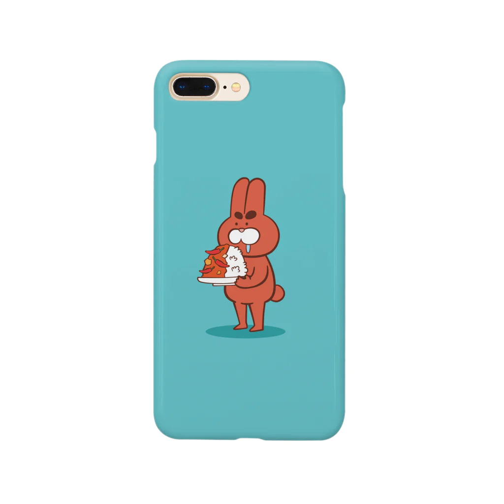 辛口うさぎと甘口ライオンの早く食べたい辛口うさぎ Smartphone Case