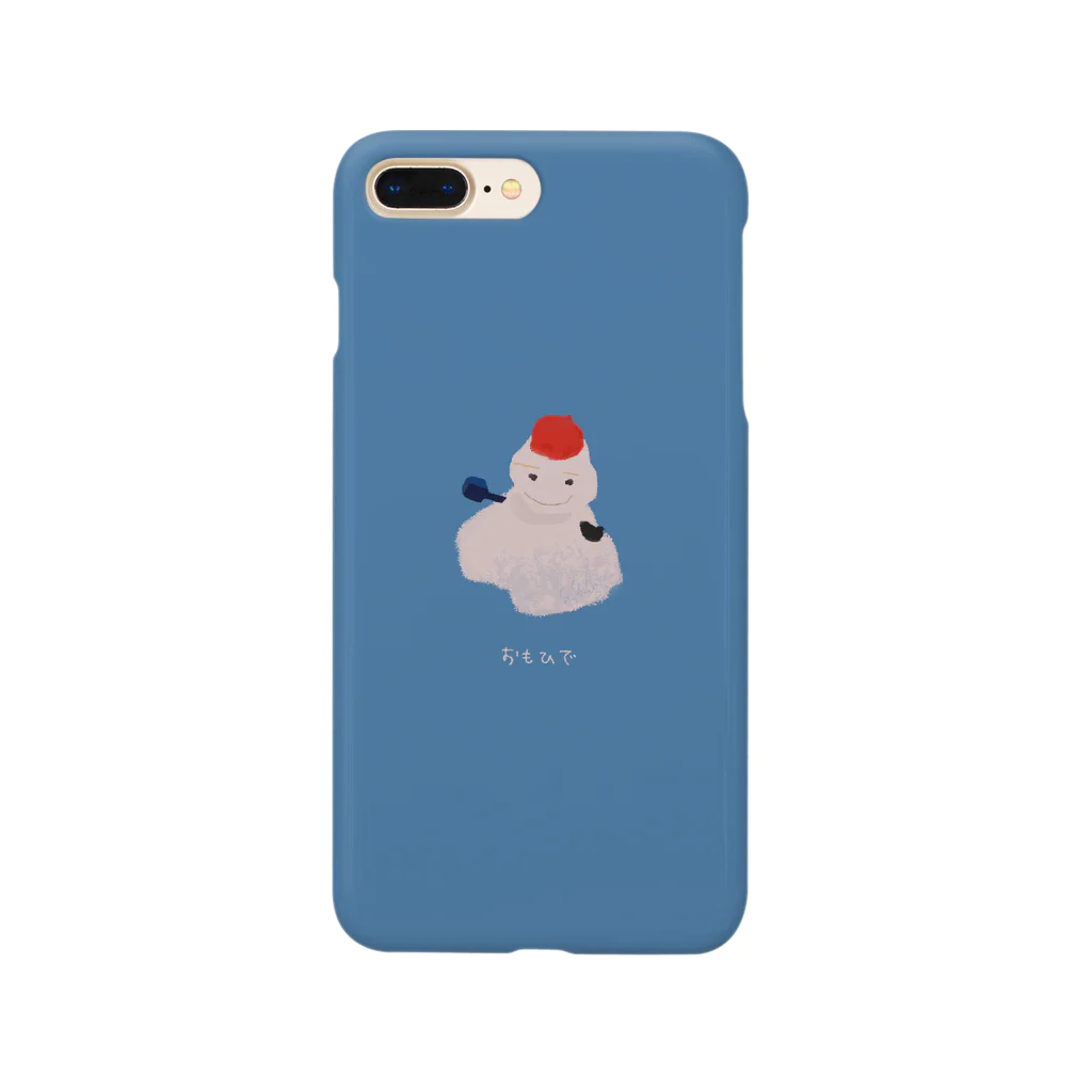 白湯のおもひでシリーズ　第一弾　雪だるま Smartphone Case