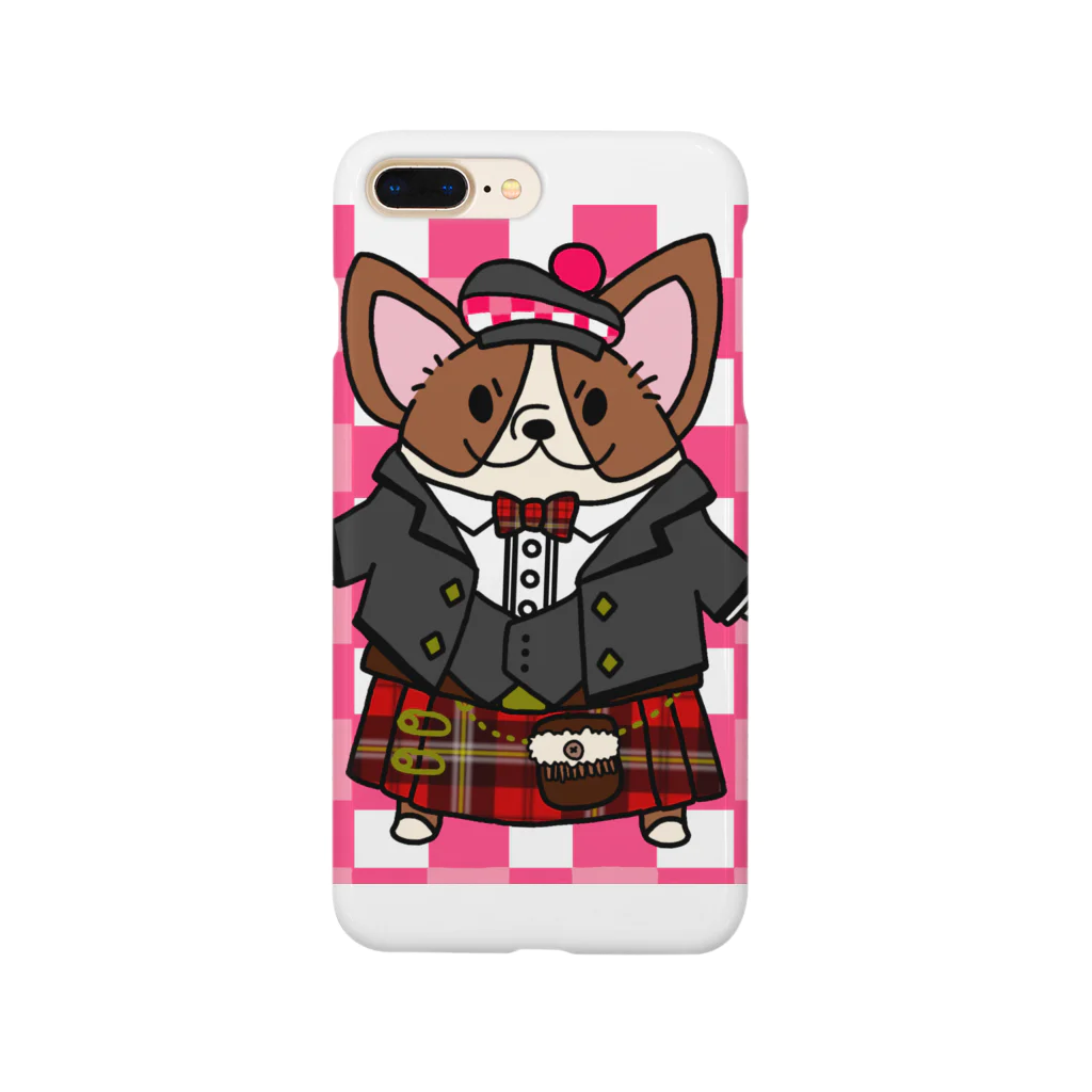 みそっこのキルトコーギー Smartphone Case