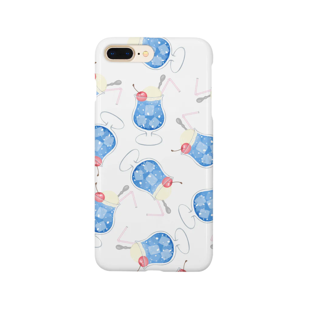 飴玉宝石箱の碧のソーダ水 Smartphone Case