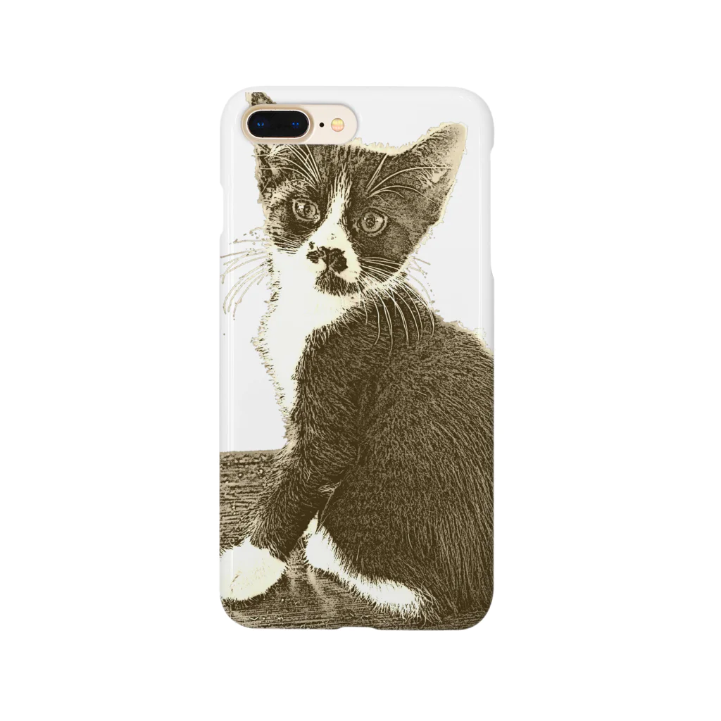 アクセサリーきまぐれ猫のジャックくんの決まり顔 Smartphone Case