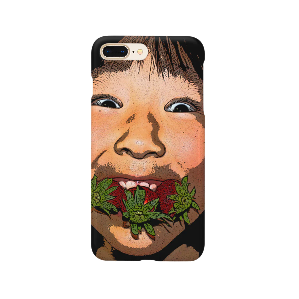 ichigo_cheesecakeのおもろいスマホケース Smartphone Case