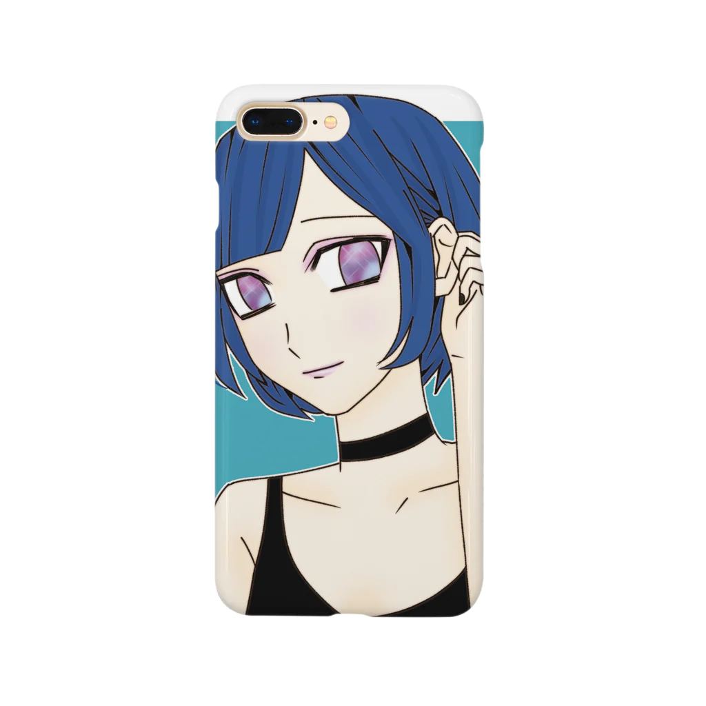 ガールズルームの青ショートさん Smartphone Case