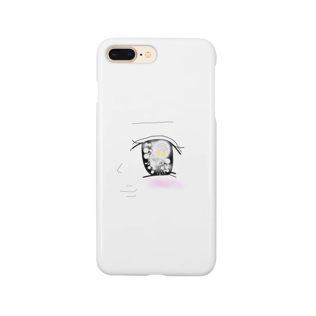 チェルシーSHOPの瞳の先に＃宇宙 Smartphone Case