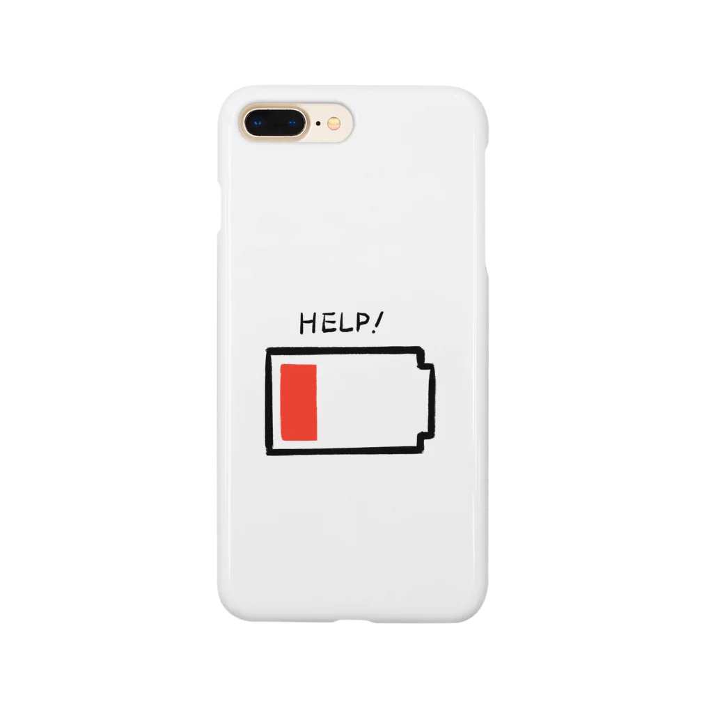 いただきまーすのHELP!電池マーク Smartphone Case