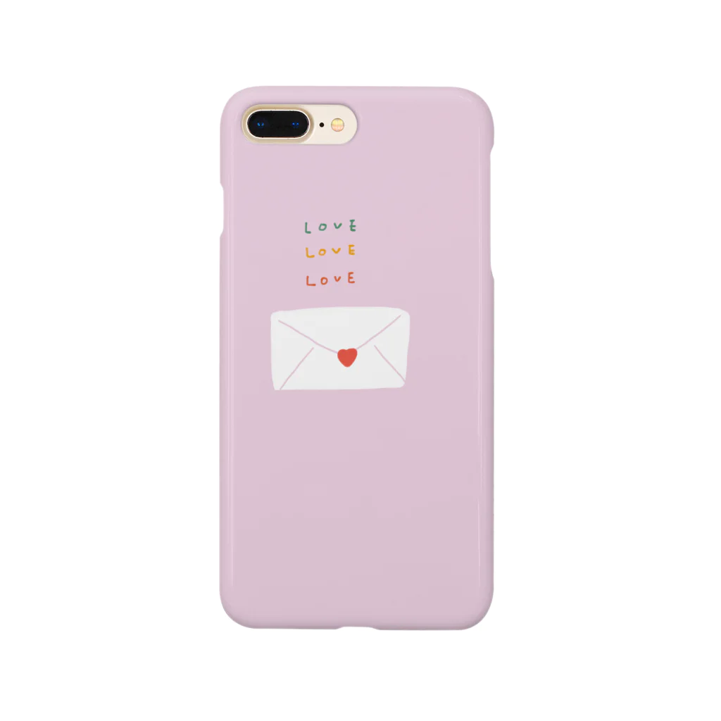 ｵｺﾒｱｲﾃﾑのLove letter Smartphone Case