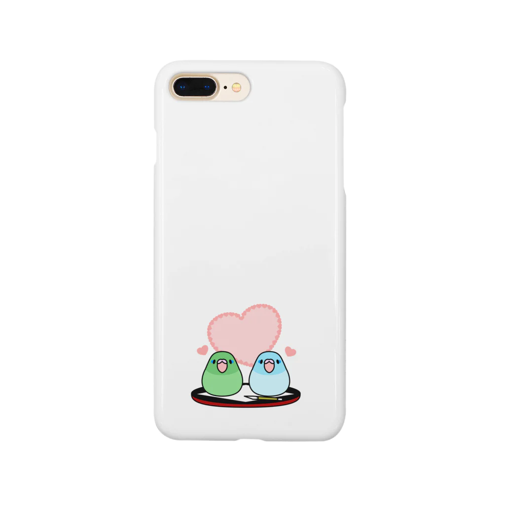 まめるりはことりのまめ大福マメルリハ【まめるりはことり】 Smartphone Case