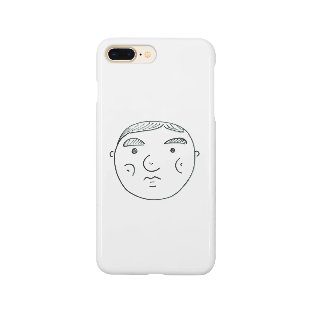 たかのおじさんの顔のイラストです Smartphone Case