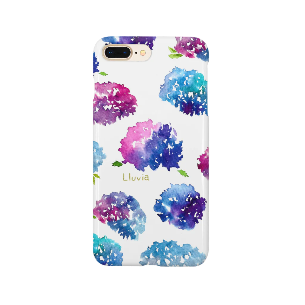 tsuboworiの紫陽花スマホケース Smartphone Case