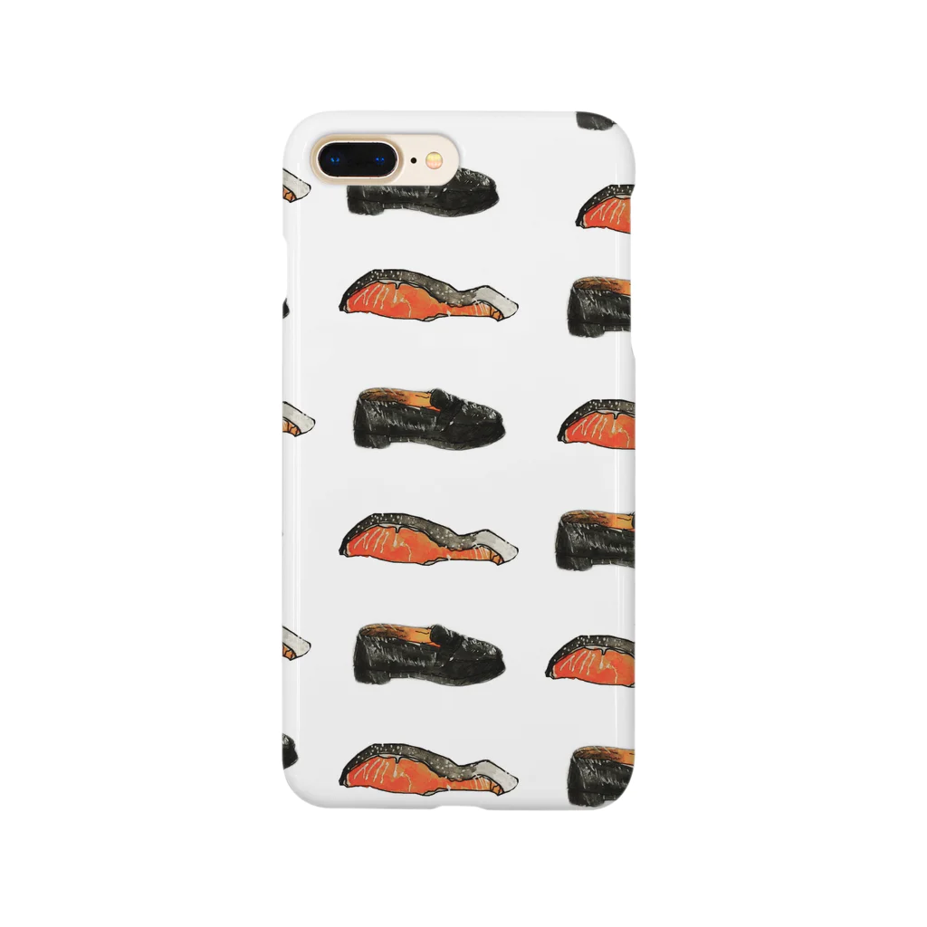 Huh Huhの鮭とローファー Smartphone Case