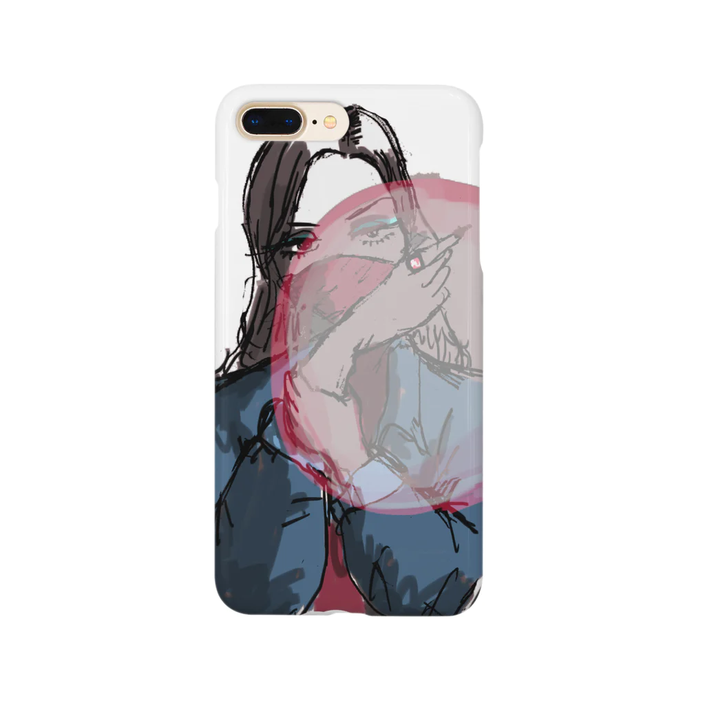 Risa___sのマスクで強い女 Smartphone Case