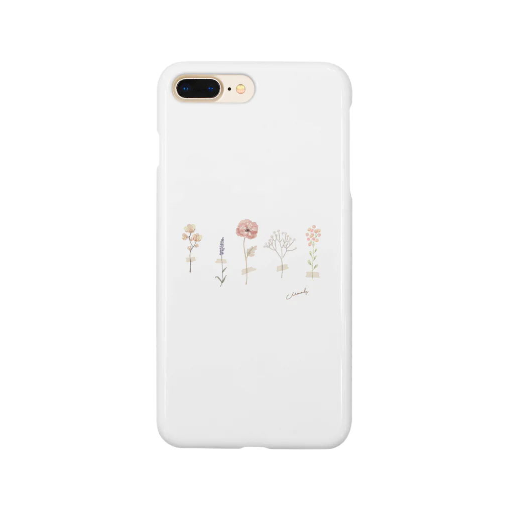 ＊momochy shop＊のドライフラワー Smartphone Case