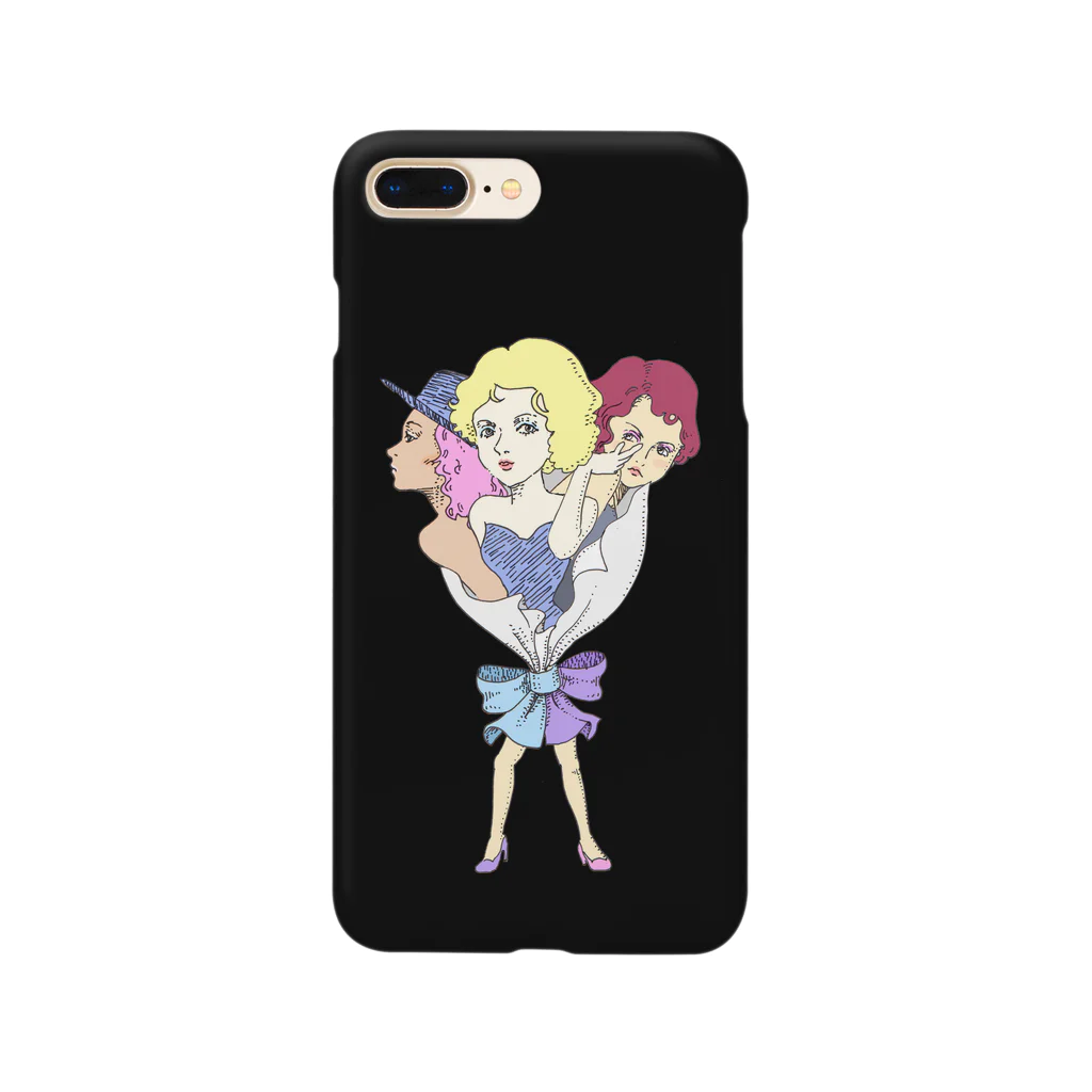 nawoko-yaの三本の薔薇 Smartphone Case