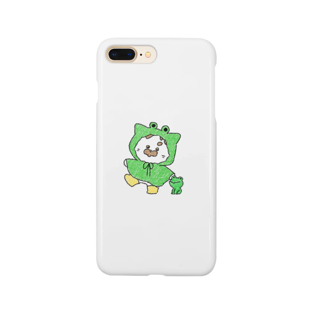 保護猫カフェ もりねこの6月のシロたん Smartphone Case