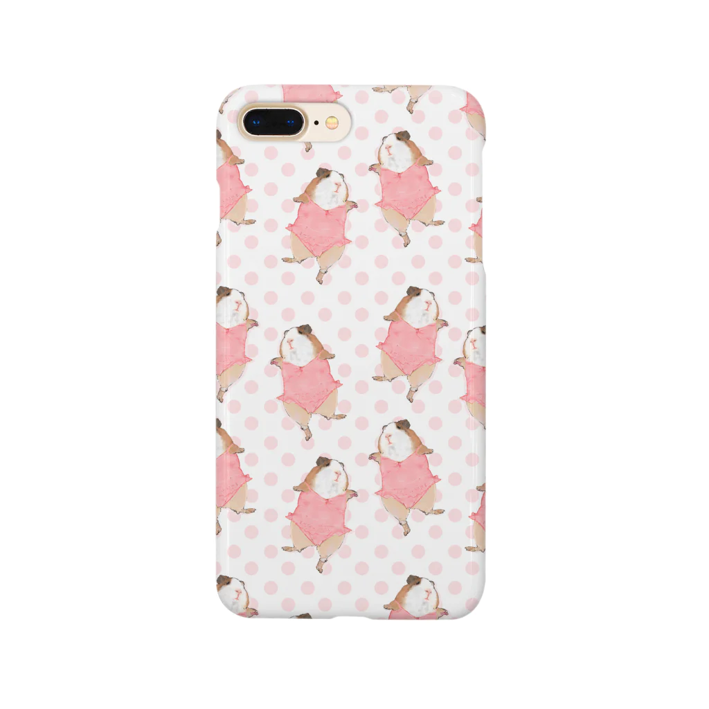 nins・にんずのpinkpink モルモットのバレリーナちゃん１ Smartphone Case