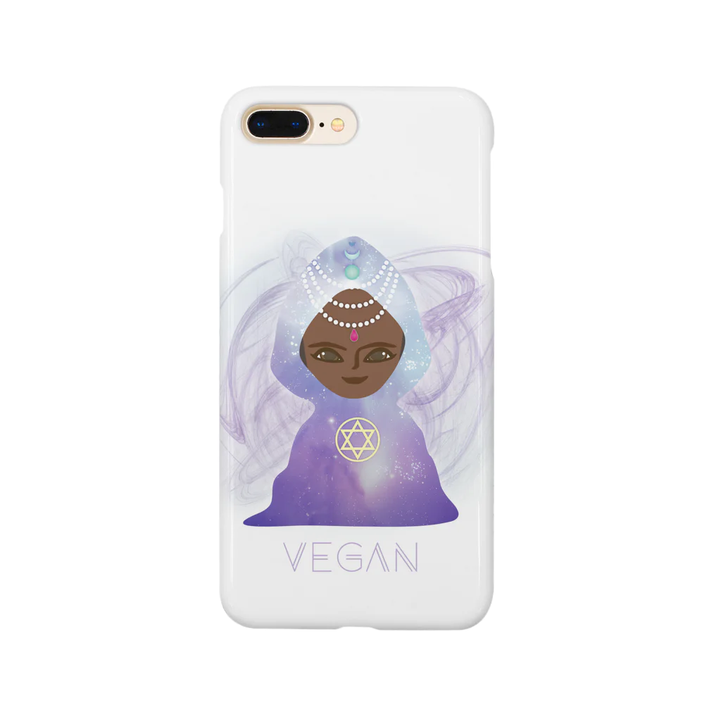 alpacca-creativeのVegan（ベガ星人） Smartphone Case