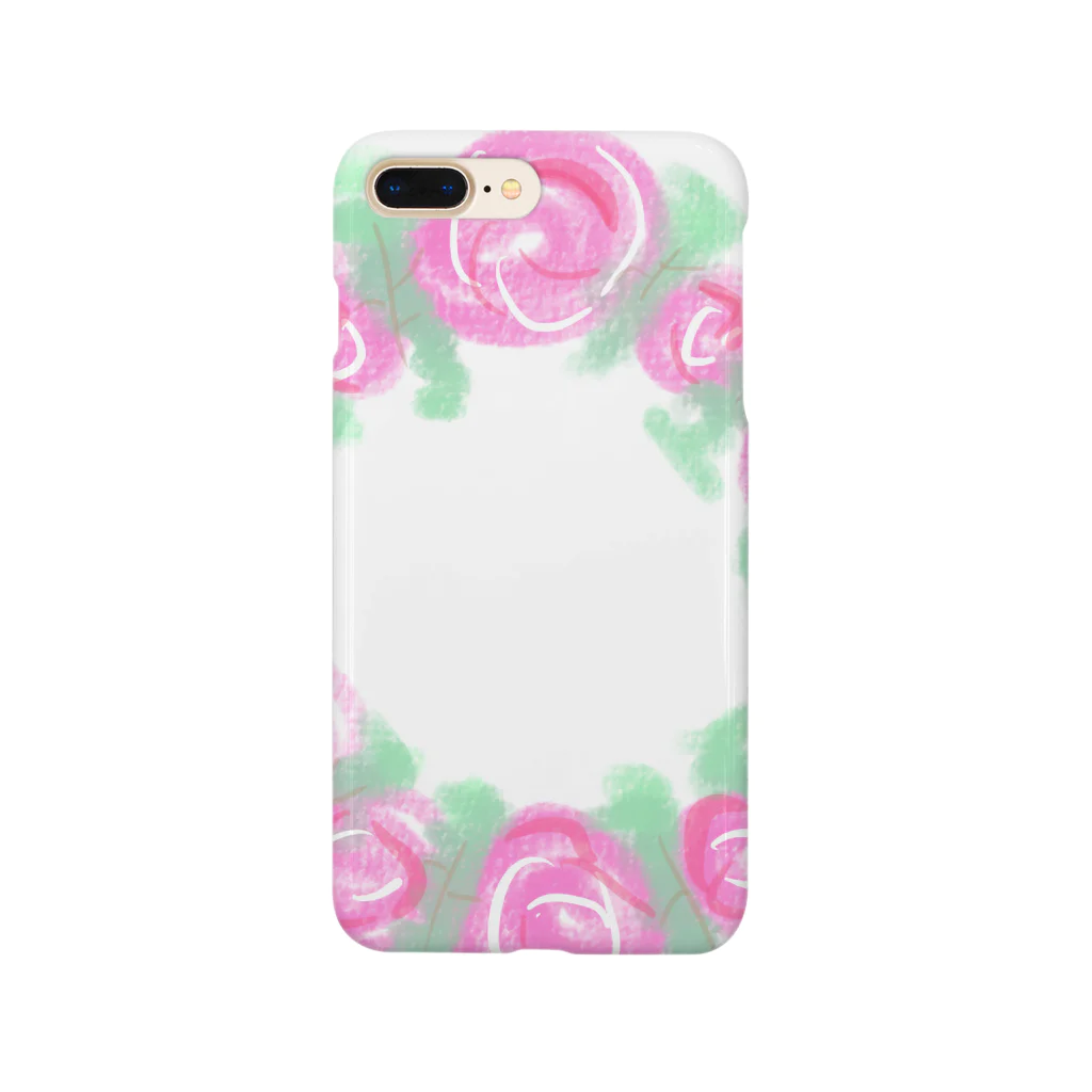 Saki YのFlower Wreath Smartphone Case