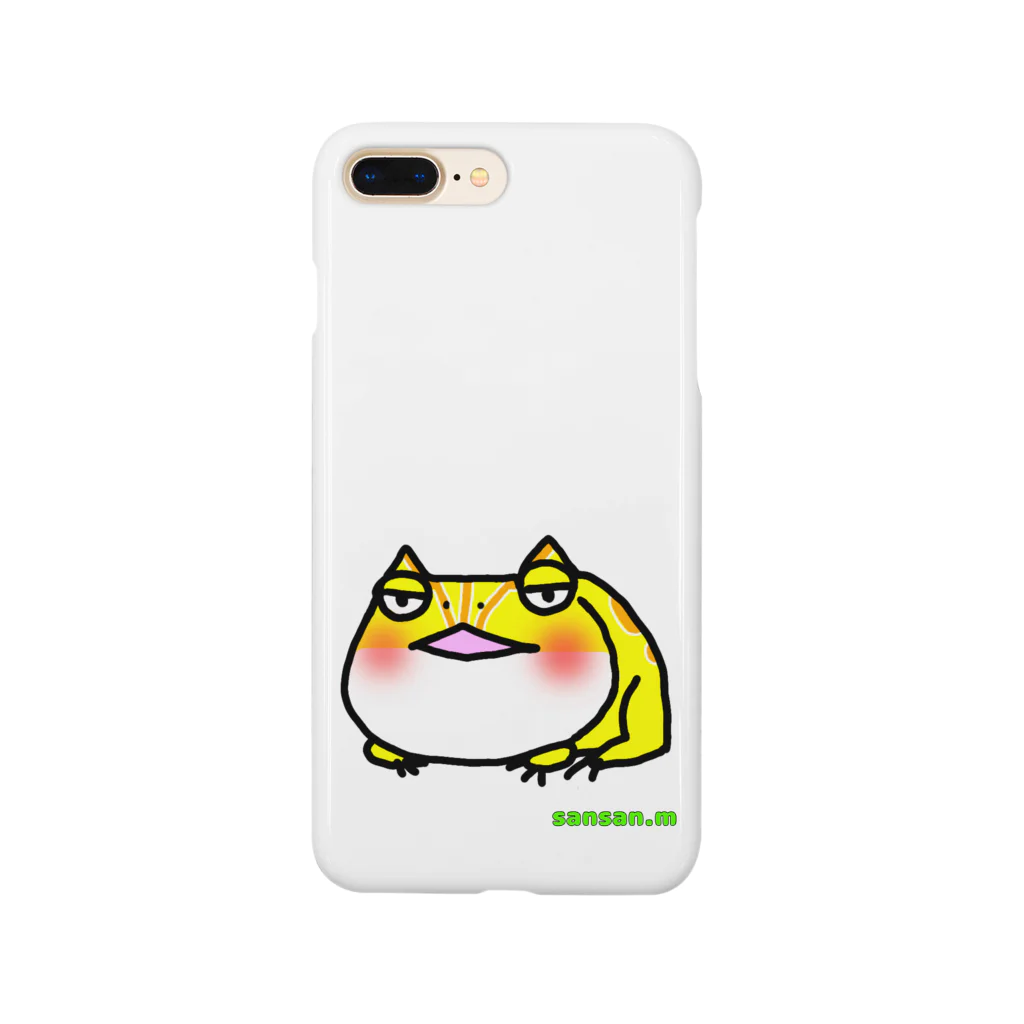 sansan-shopのくらんうぇるのつのがえる Smartphone Case