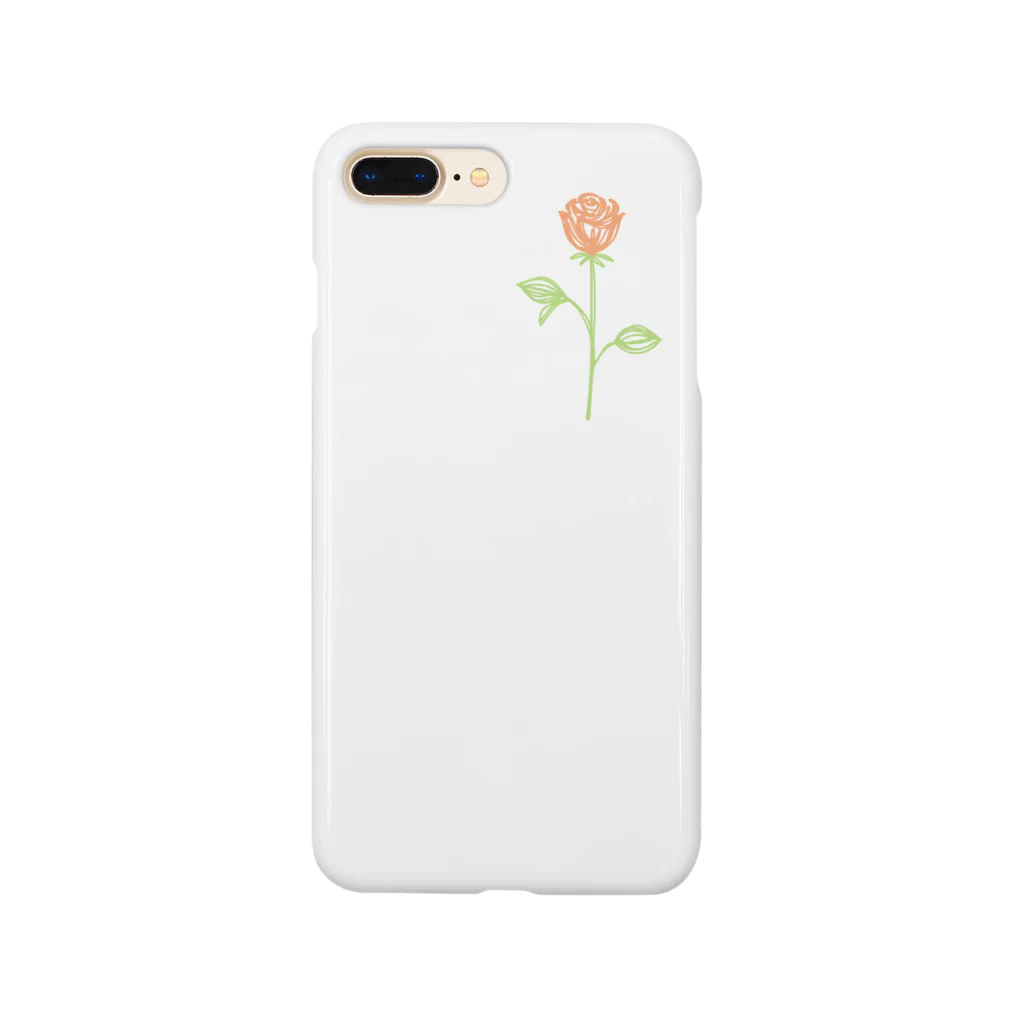 remaのオレンジのバラ Smartphone Case