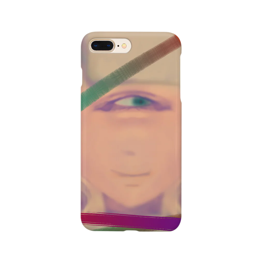 生きる人の単眼パッツン Smartphone Case