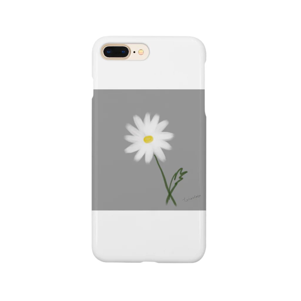 rilybiiの＊マーガレット＊gray Smartphone Case