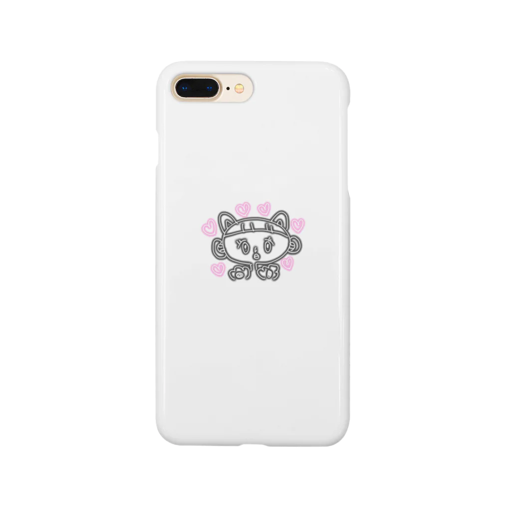 ニコニコ❤︎お肉の猫娘ちゃん Smartphone Case