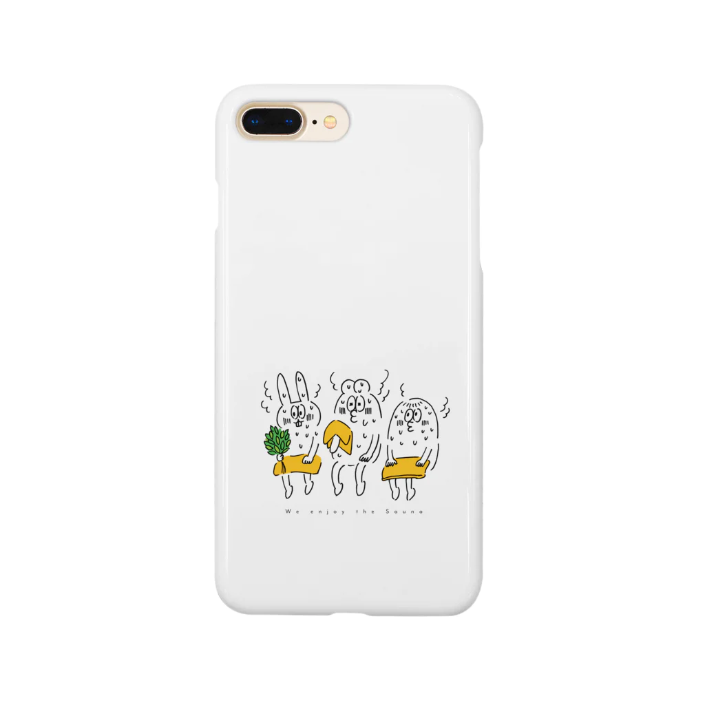 luck-mookのサウナ3人 Smartphone Case