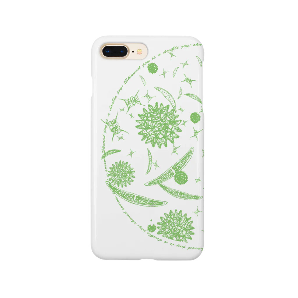 パイライトスマイルのクンショウモ・ミカヅキモ・イカダモ Smartphone Case