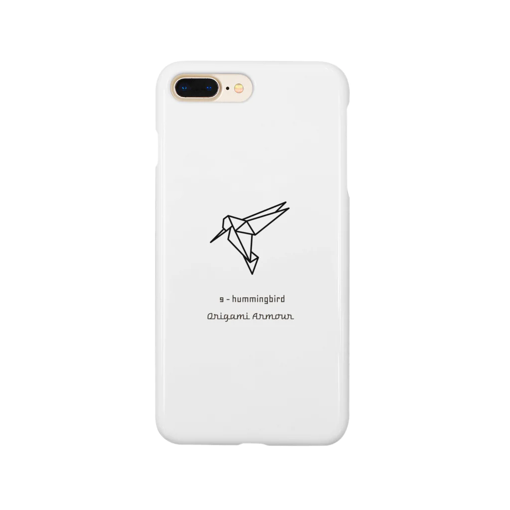 Origami Armour（オリガミアーマー）の9 - hummingbird（ハチドリ） Smartphone Case