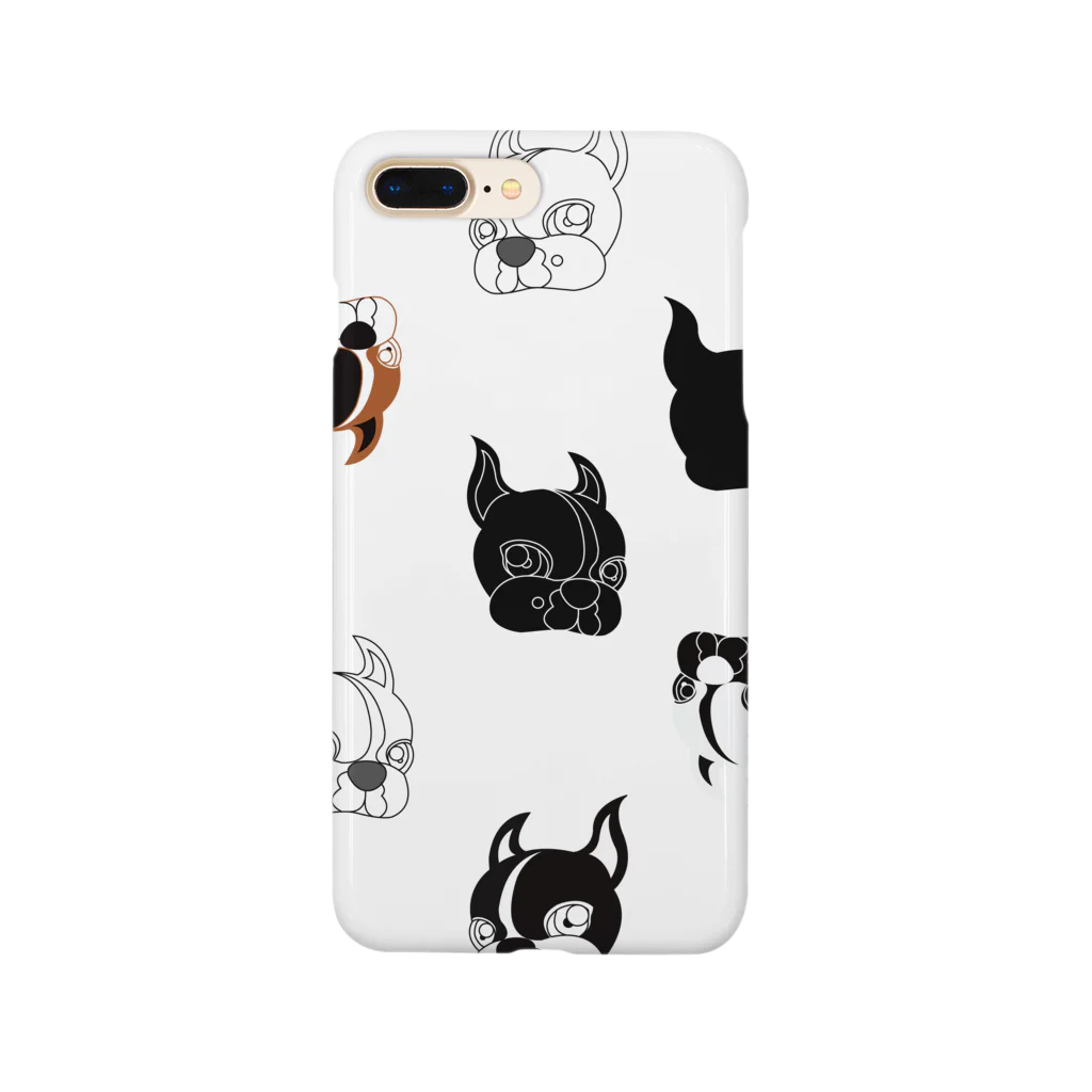 Park a Holic Bostonterrierのボステリセブンくんいっぱい Smartphone Case