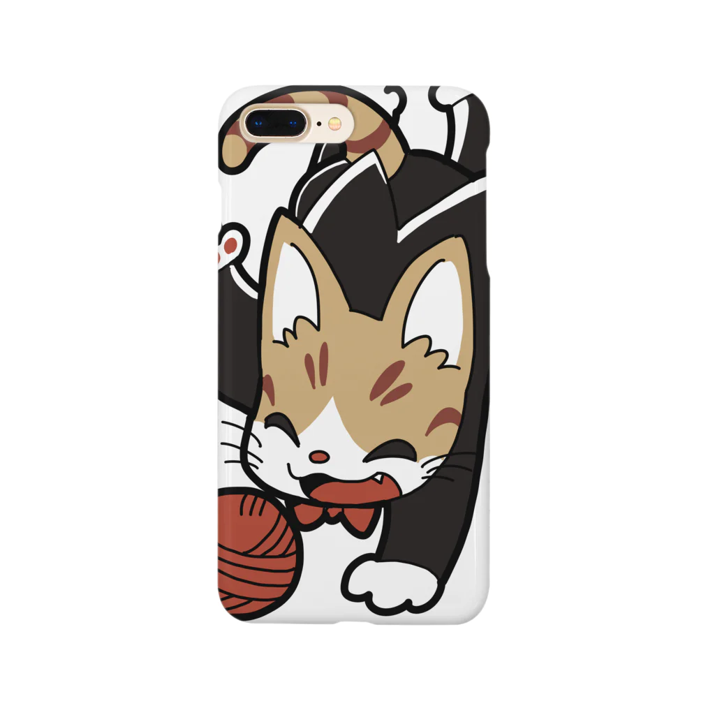 TAKU-SHOPの毛糸遊びにゃん Smartphone Case