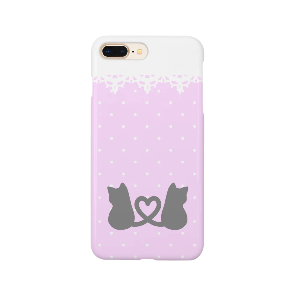 かわいいもののおみせ　いそぎんちゃくのしっぽハート猫 Smartphone Case