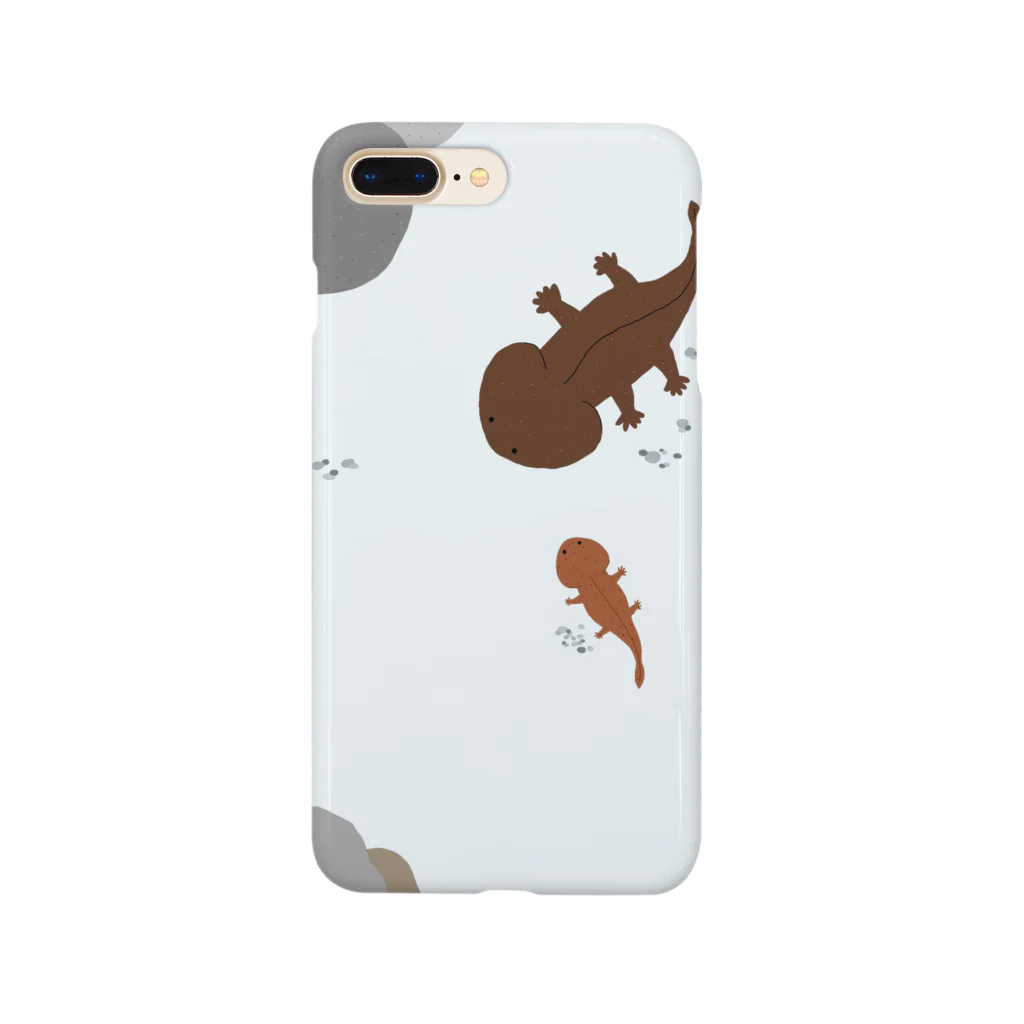 妖怪ちゃんのオオサンショウウオの親子 Smartphone Case