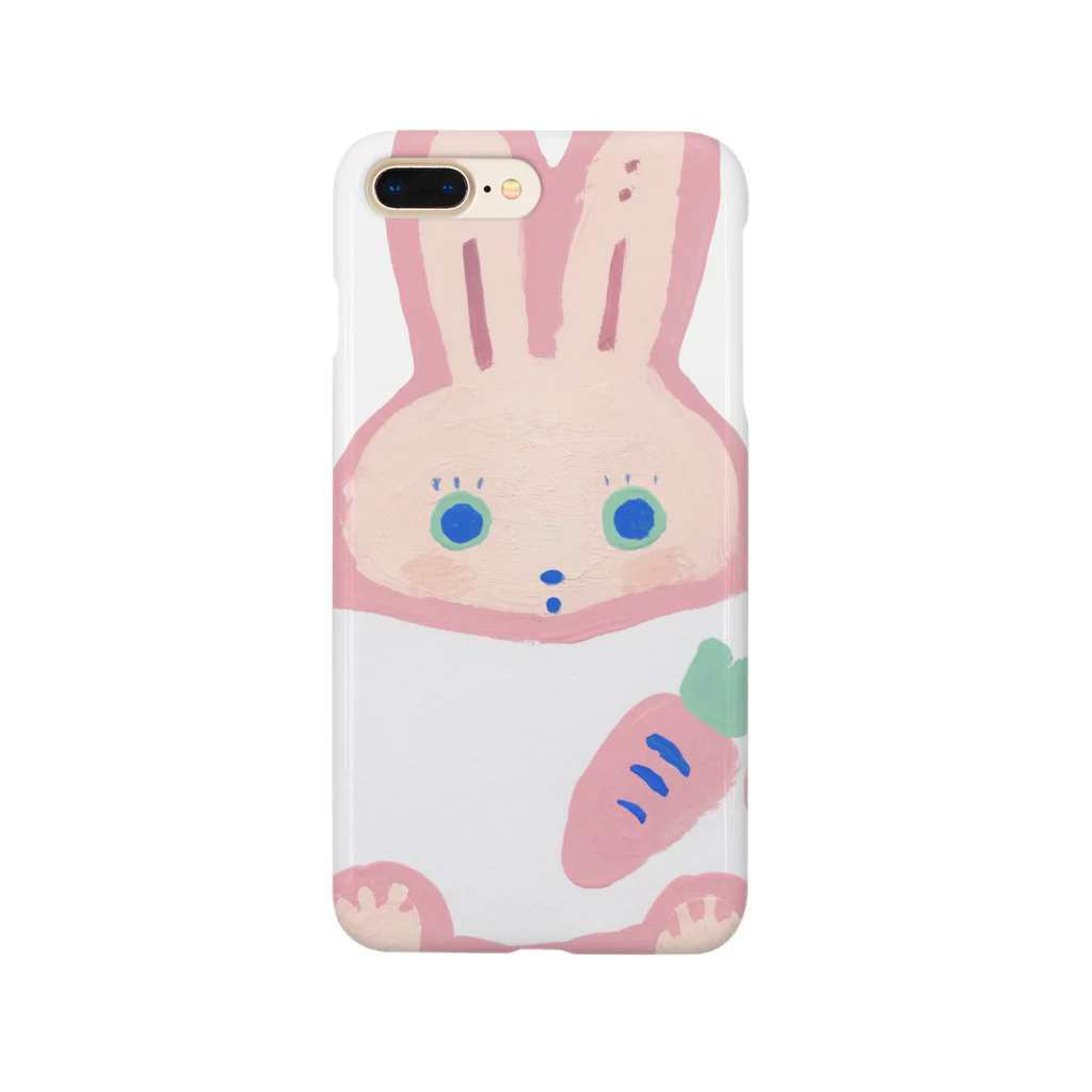 y.tanakaのpinkuうさぎ Smartphone Case