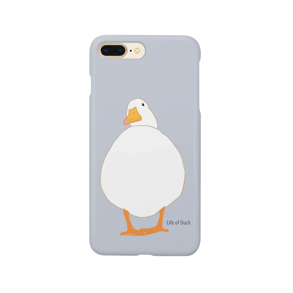 Life of Duck のまるまるアヒルさん Smartphone Case