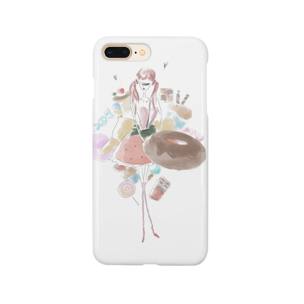 makaroni__nのsweets Girl Smartphone Case