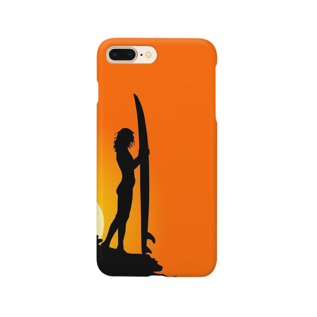 volcoのsurf girl Smartphone Case