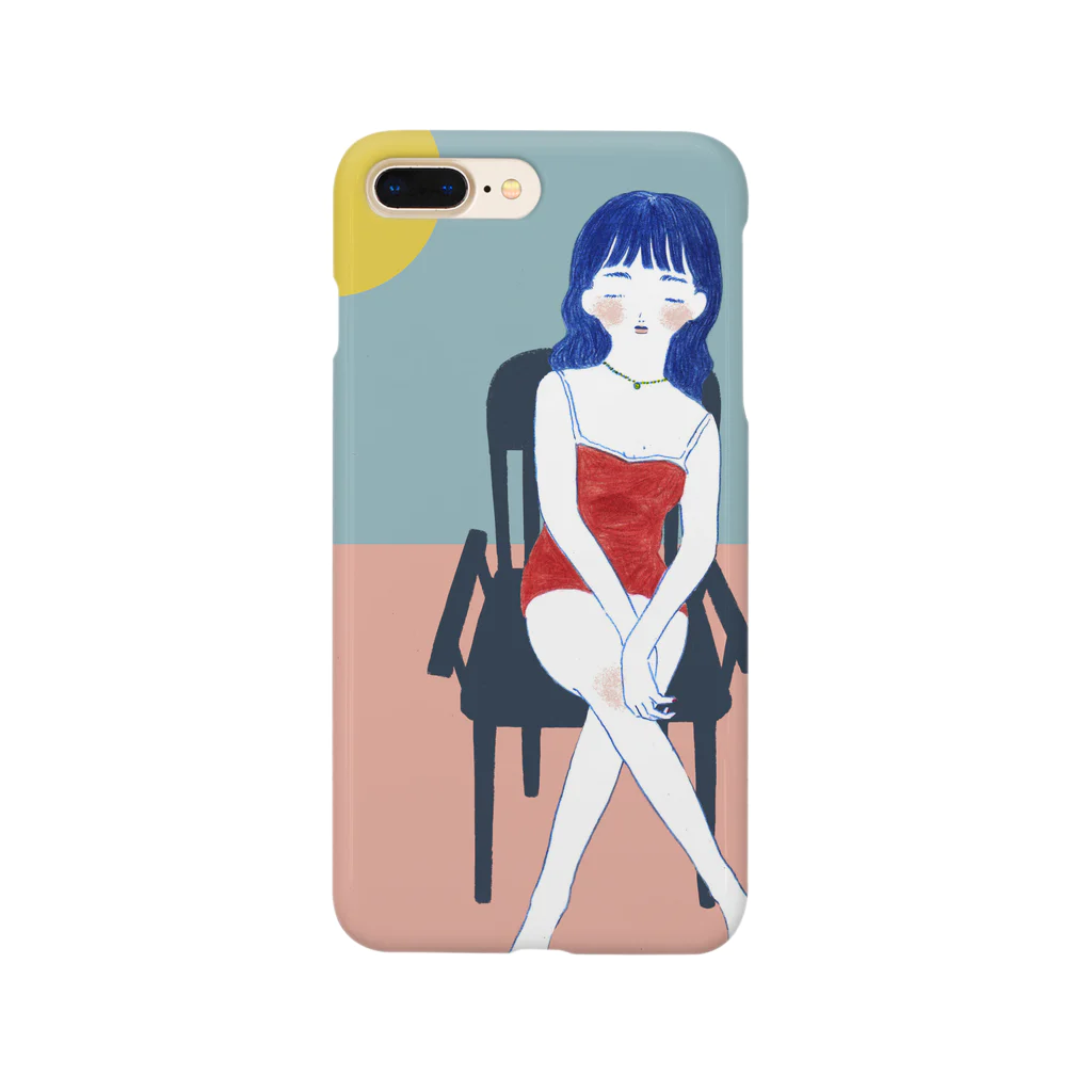 mmm shopのgirl Smartphone Case