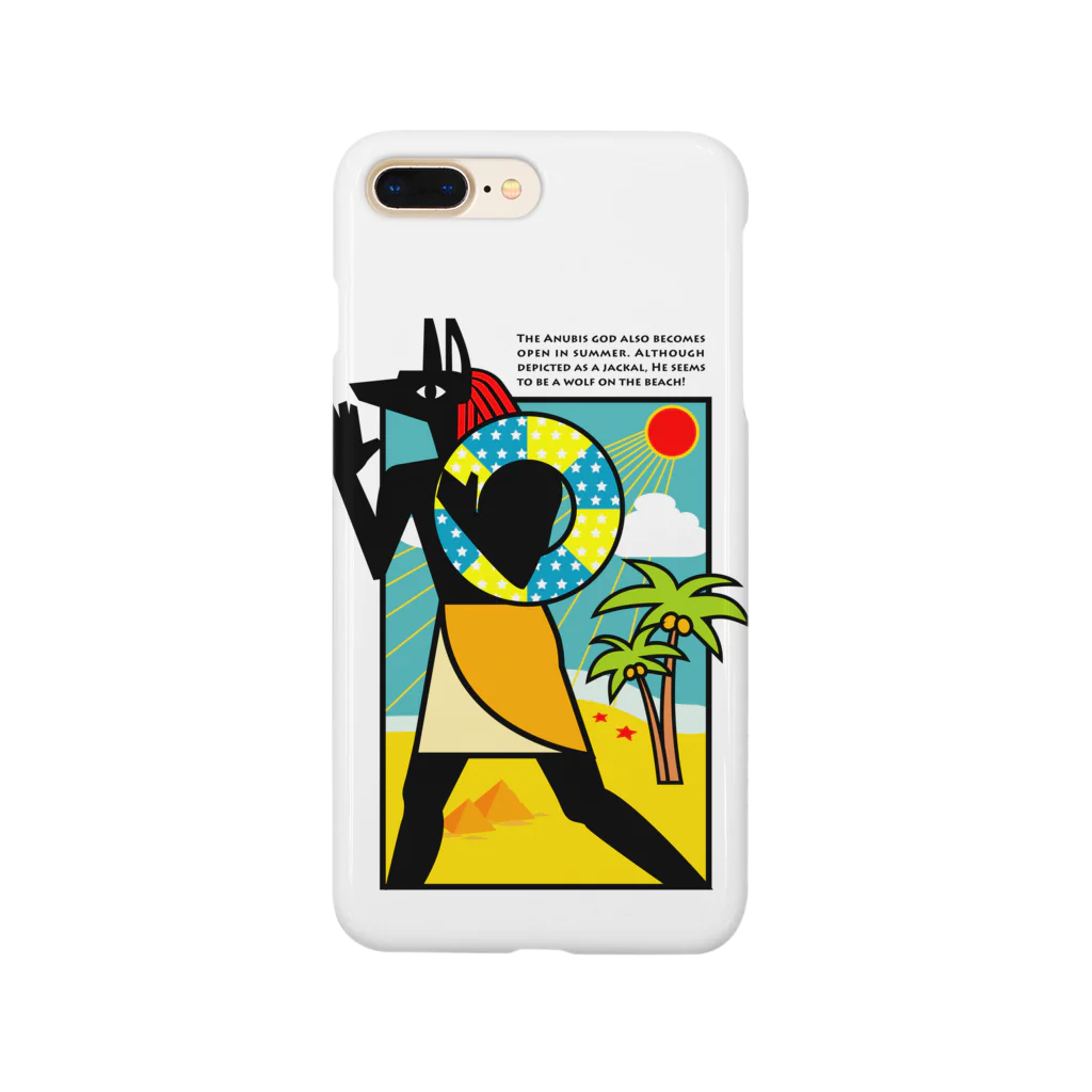 huroshikiの夏のアヌビス神 in the beach Smartphone Case