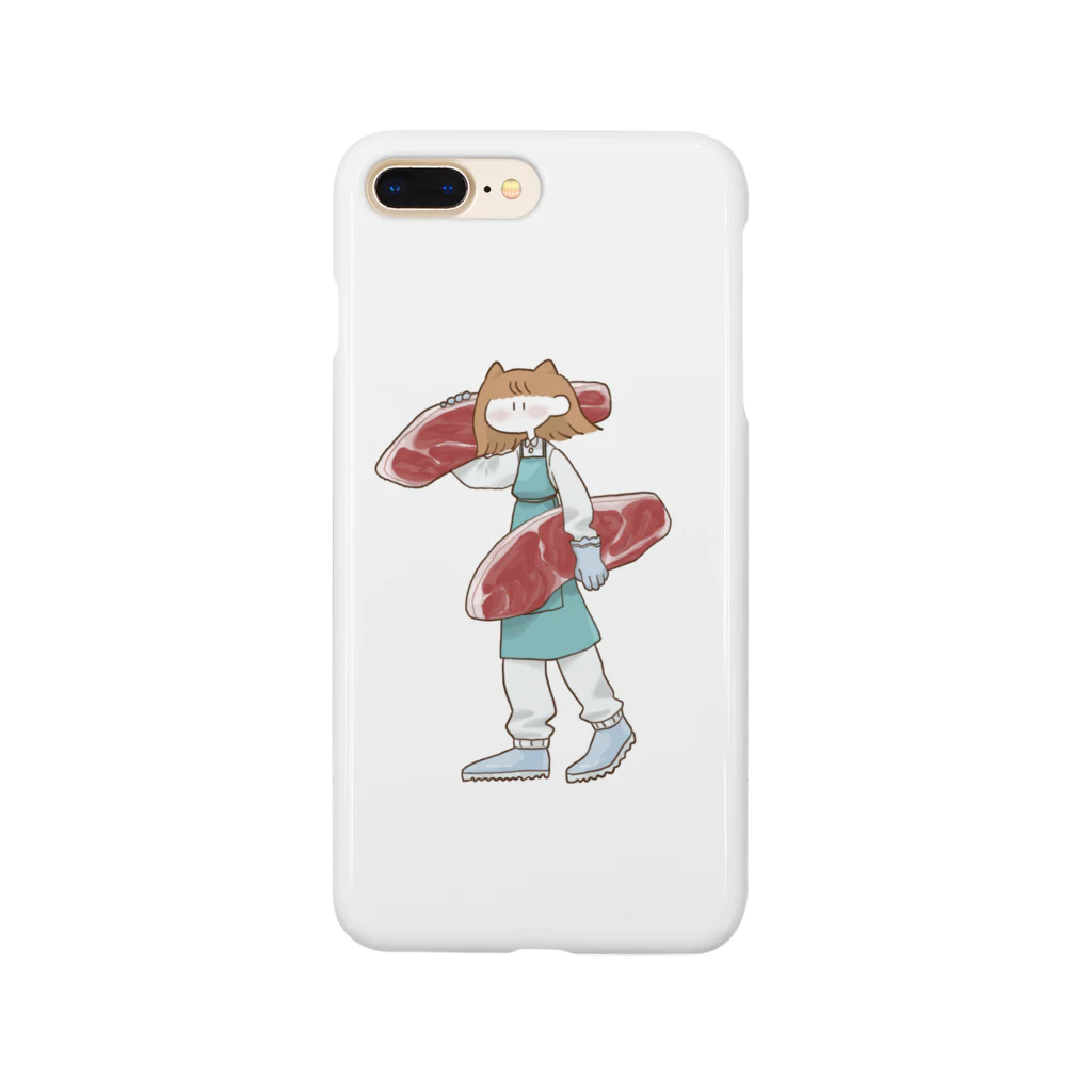 しゃけちゃん本舗の肉屋の娘 Smartphone Case