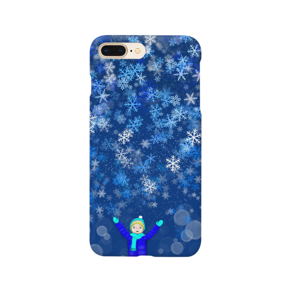 Shop-TSUMIKIのラブリースノウ Smartphone Case